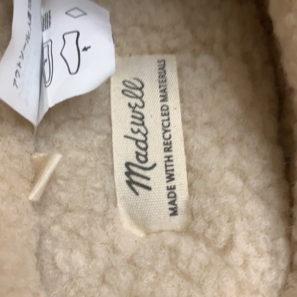 Madewell suede scuff size 6 slipper lined with soft sherpa inside - Picture 11 of 13
